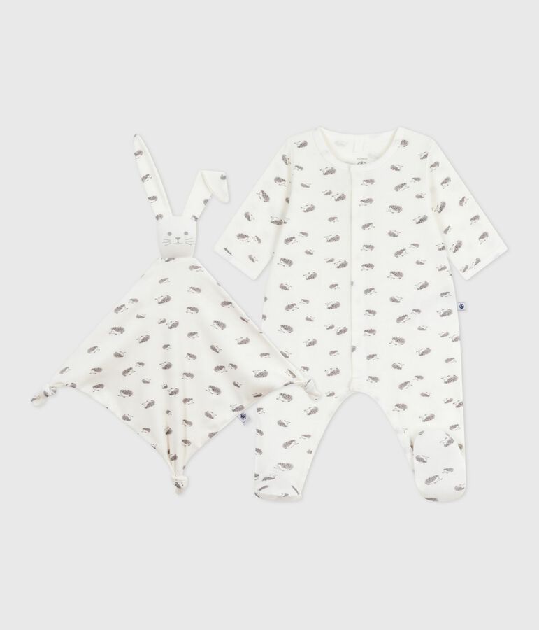 Estuche de regalo de algod&oacute;n estampado para reci&eacute;n nacido variante 1