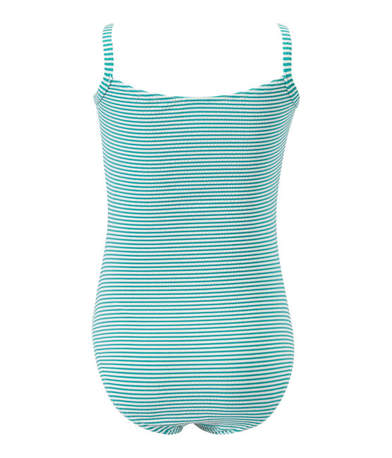 Bañador a rayas verde FLAG/blanco LAIT