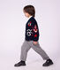 Pantal&oacute;n infantil de pinzas de franela de algod&oacute;n