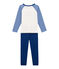 Pijama para niño azul LIMOGES/blanco MULTICO