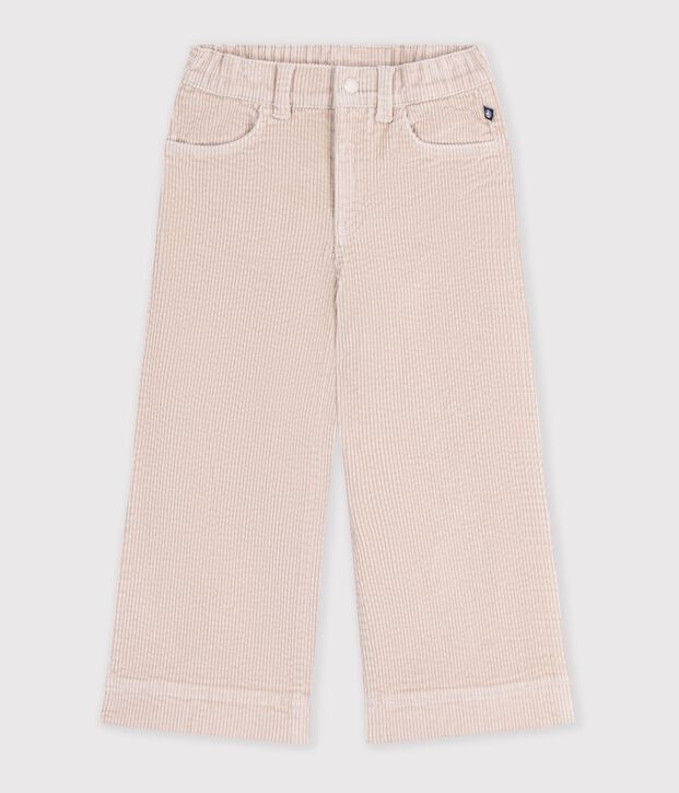 Pantal&oacute;n infantil wide leg de terciopelo GESSO