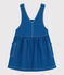 Vestido de algodón de bebé. azul MAJOR