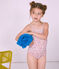 Toalla de baño infantil/adulto unisex azul RIYADH