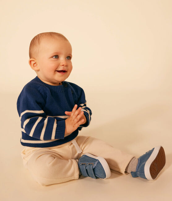 Jersey de algodón de bebé azul MEDIEVAL/ AVALANCHE