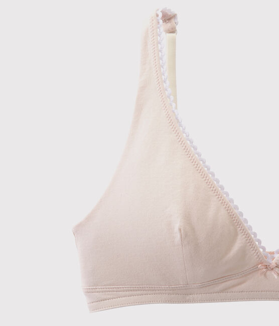Sujetador liso rosa FLEUR