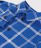 Camisa de franela a cuadros para beb&eacute; azul/crudo
