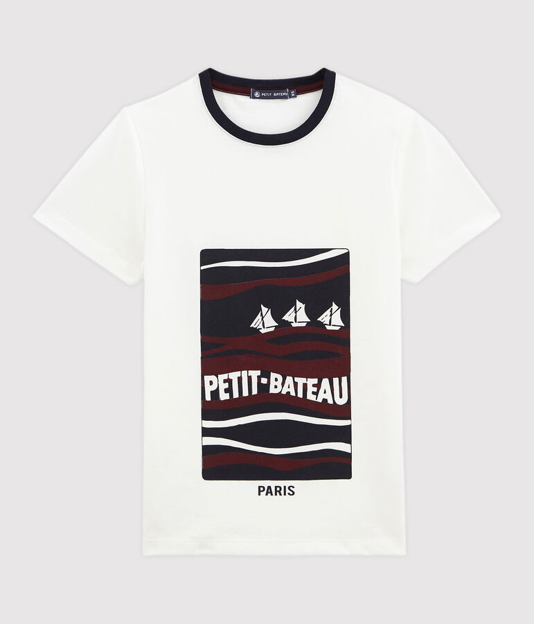 Camiseta para mujer a rayas blanco MARSHMALLOW/blanco MULTICO