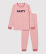 Pijama marinero rojo de niña/niño de muletón