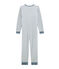 Pelele para niño blanco MARSHMALLOW/azul ASTRO