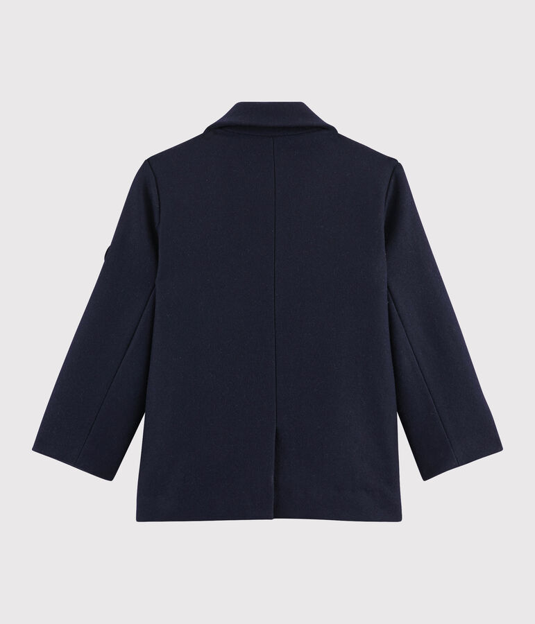 Chaqueta de pa&ntilde;o para ni&ntilde;o azul SMOKING