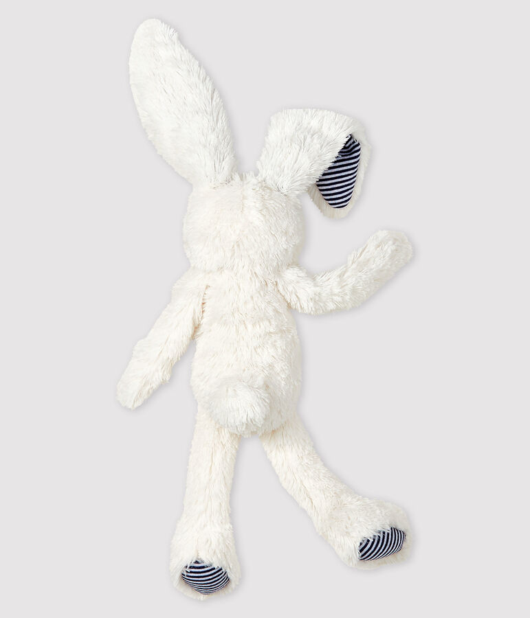 Doudou de conejito con lazo de mariposa de borreguito blanco