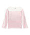 Camiseta de niña blanco MARSHMALLOW/rosa BABYLONE