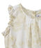 Vestido estampado sin mangas para niña blanco MARSHMALLOW/blanco MULTICO