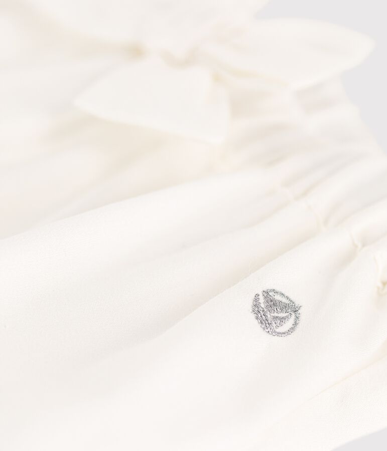 Braguitas bloomer de sat&eacute;n sedoso de beb&eacute; ni&ntilde;a blanco/multicolor