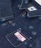 Mono largo de tejido denim con estampado de barcos para beb&eacute; azul/crudo