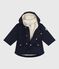 Parka midi lisa para bebé azul SMOKING