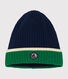 Gorro infantil de punto tricotado con forro polar
