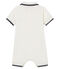 Mono corto polo para bebé niño blanco MARSHMALLOW