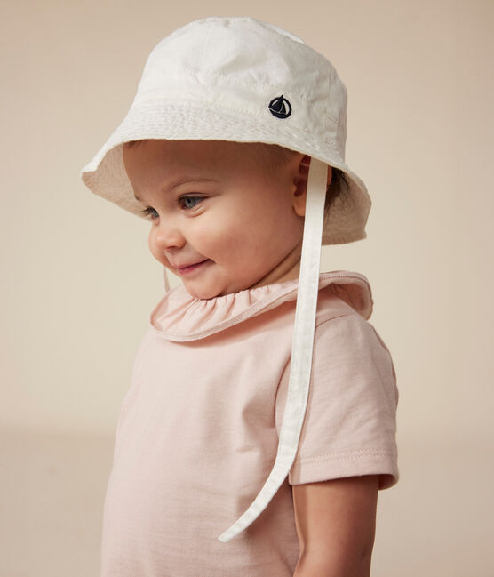 Blusa de manga corta de punto para bebé rosa SALINE