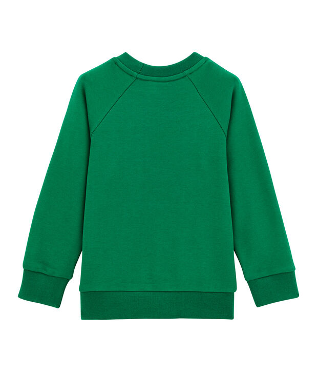Sudadera para ni&ntilde;o verde