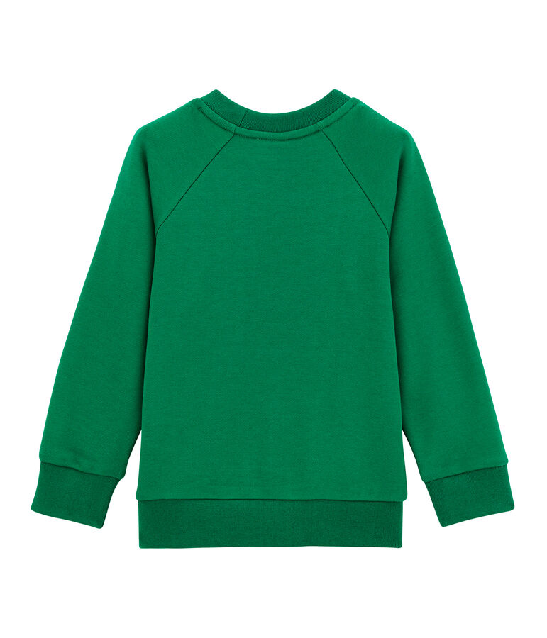 Sudadera para ni&ntilde;o verde