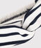 Diadema a rayas de jersey de bebé blanco MARSHMALLOW/azul SMOKING