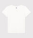 Camiseta LA RECTA de algodón con cuello redondo para mujer
