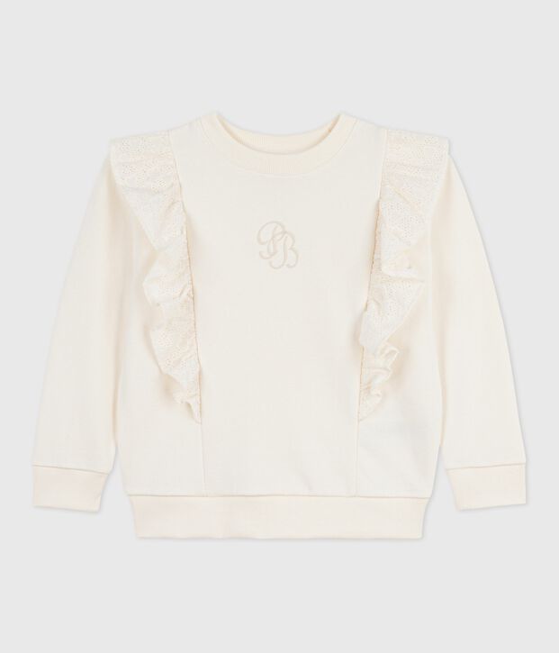 Sudadera infantil de algod&oacute;n MILK