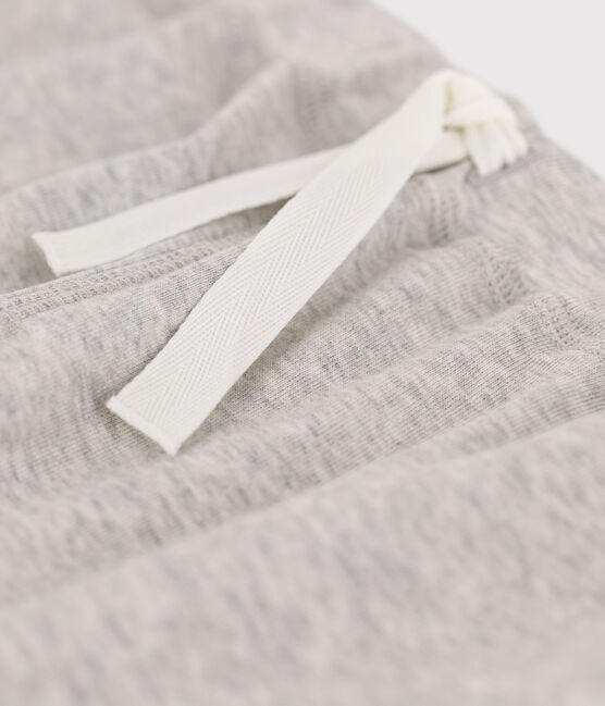 Bermudas de algodón para niño gris BELUGA CHINE