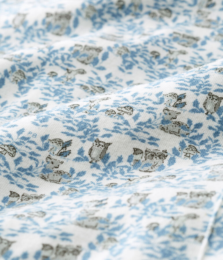 Combinaci&oacute;n larga de beb&eacute; ni&ntilde;o de punto blanco MARSHMALLOW/blanco MULTICO