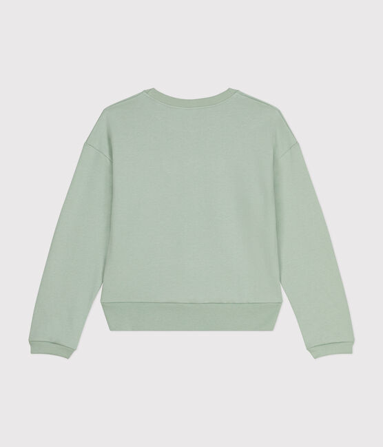 Sudadera de felpa para mujer verde HERBIER