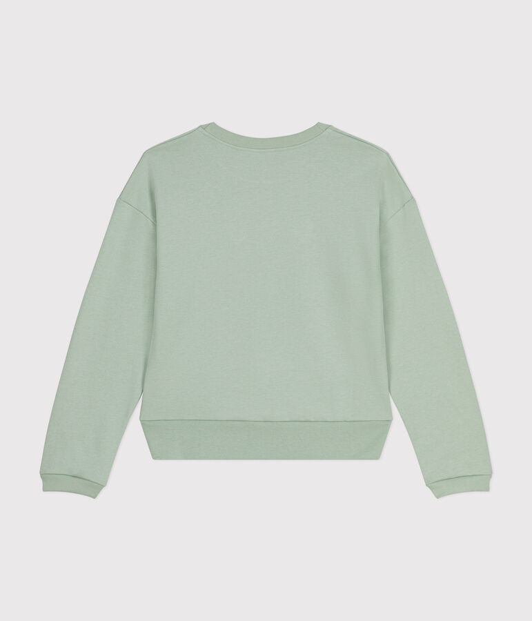 Sudadera de felpa para mujer verde
