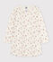 Camisón de algodón con flor para niña blanco MARSHMALLOW/blanco MULTICO