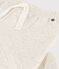 Pantalón de túbico acolchado para bebé beige MONTELIMAR CHINE