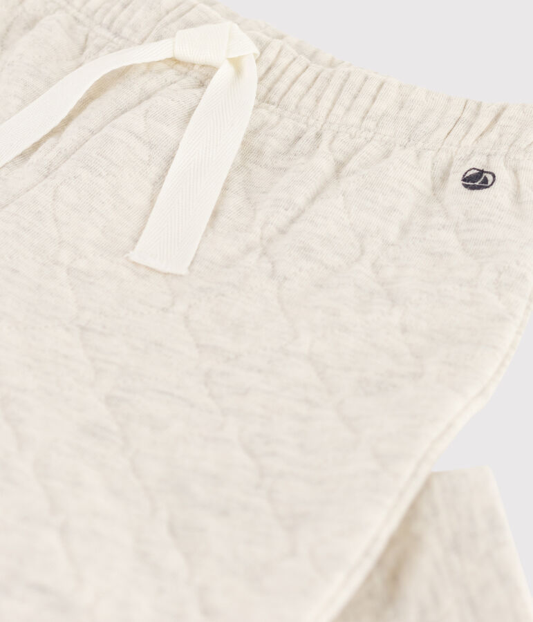 Pantal&oacute;n de t&uacute;bico acolchado para beb&eacute; beige MONTELIMAR CHINE