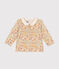 Blusa de algodón con cuello para bebé blanco AVALANCHE/ MULTICO