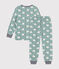 Pijama infantil de felpa cepillada con estampado de oveja PAUL/ MULTICO
