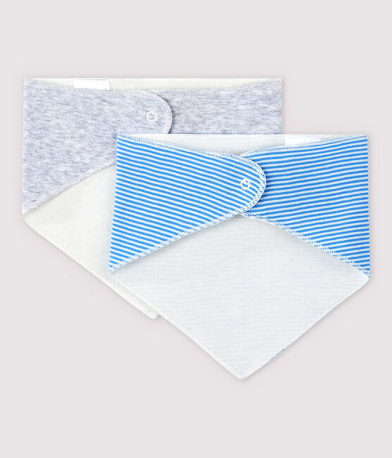 Juego de 3 baberos bandana para bebé de algodón orgánico variante 2
