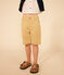Bermudas de tela de algodón para niño beige FACILE