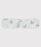 Diadema de bebé de tejido a capas de algodón orgánico blanco MARSHMALLOW/blanco MULTICO