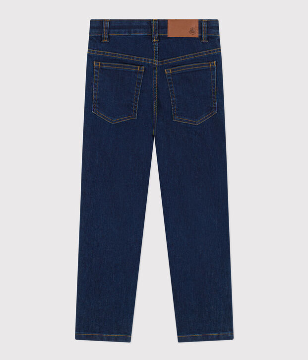 Pantal&oacute;n vaquero recto para ni&ntilde;o azul