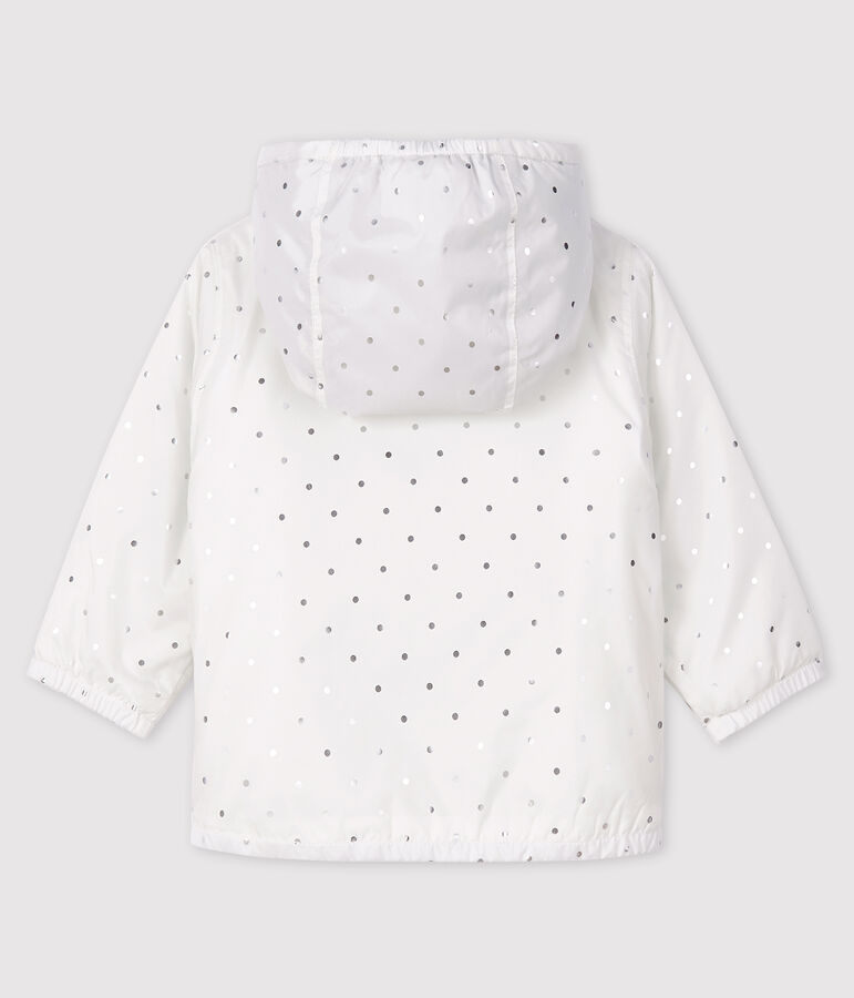 Chaqueta estampada para beb&eacute; ni&ntilde;a/ni&ntilde;o blanco/gris