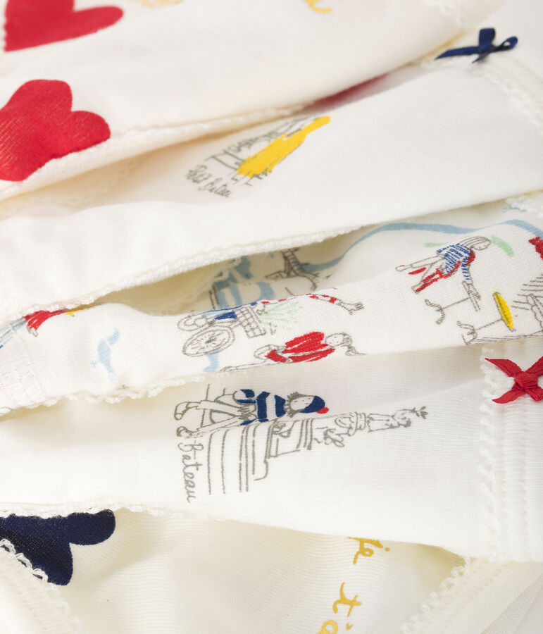 Lote de 5 braguitas para ni&ntilde;a multicolor