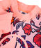 Camiseta anti-UV UPF 50+ ecorresponsable para niña rosa PATIENCE/blanco MULTICO