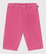 Pantalón de terciopelo liso para bebé