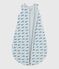 Saco de terciopelo para bebé con estampado de ballena TOG 3 CO2/ ADRIATIC