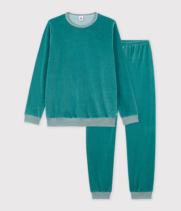 Pijama infantil de terciopelo liso NEW OLIVIER