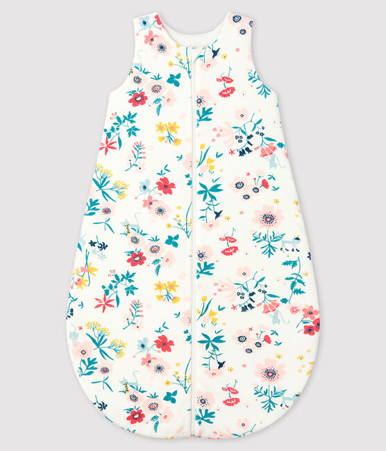 Saco de terciopelo para bebé niña blanco MARSHMALLOW/blanco MULTICO