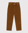 Pantalón de terciopelo para niña marron CUIVRE