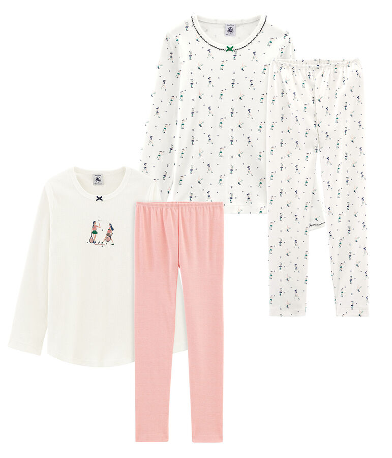 Lote de 2 pijama para ni&ntilde;a peque&ntilde;a multicolor